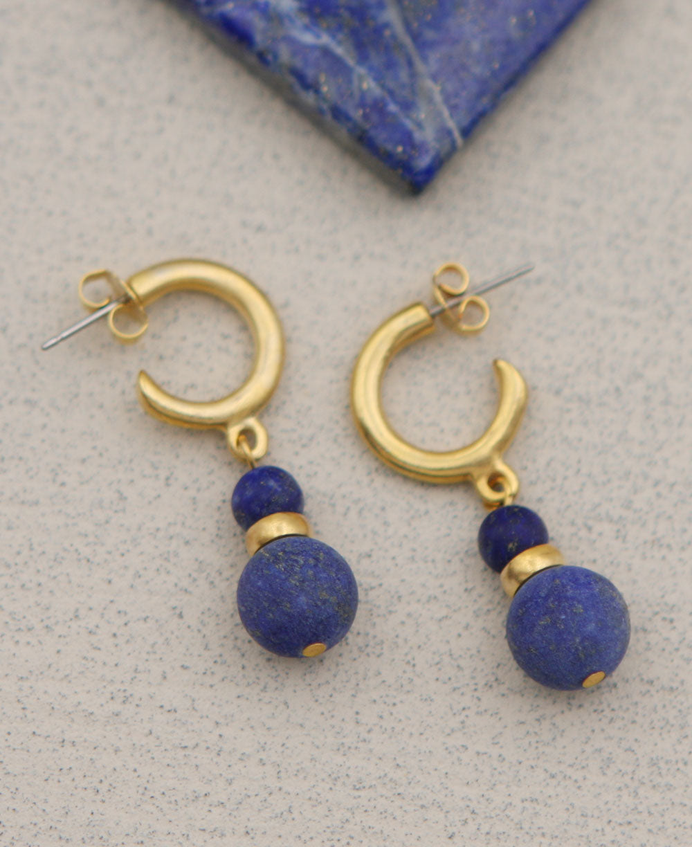 Sumerian Lapis Earrings