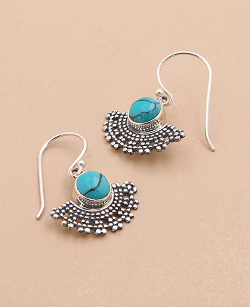 Turquoise Tribal Earrings