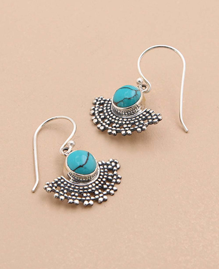 Turquoise Tribal Earrings