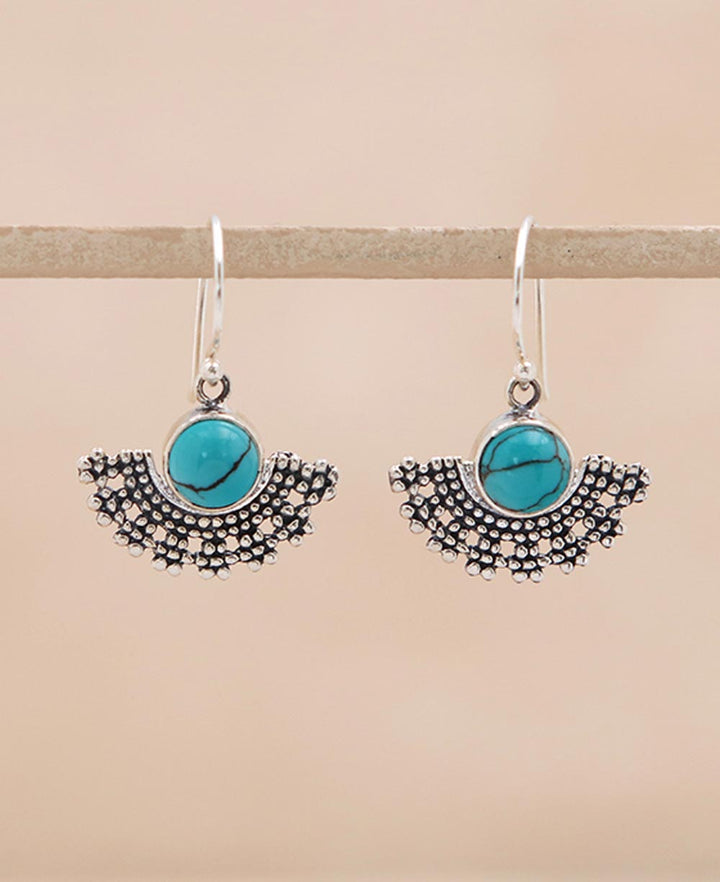 Turquoise Tribal Earrings