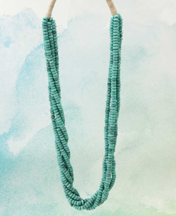 Turquoise Rope Necklace