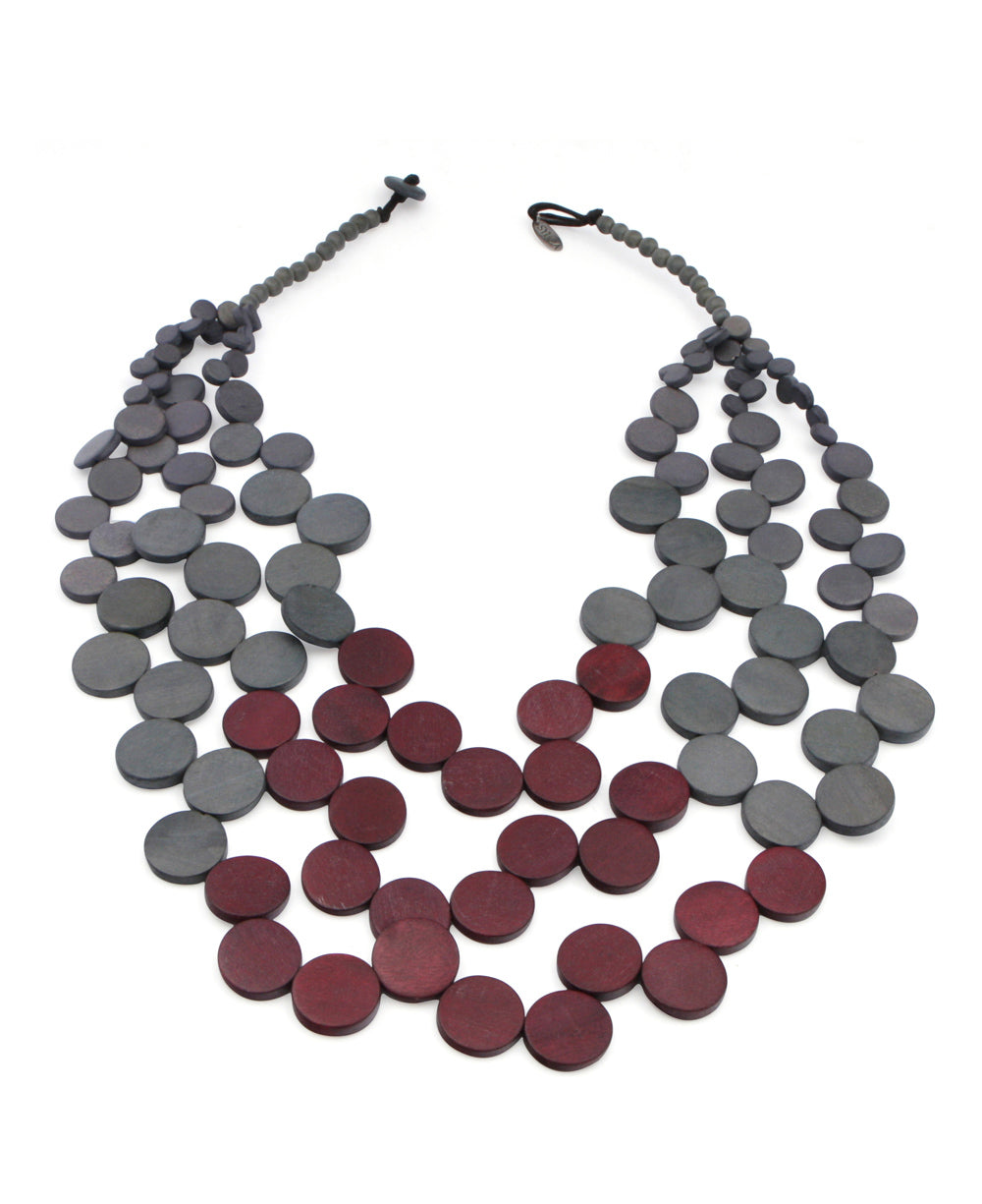 Purple and Grey Twilight Necklace