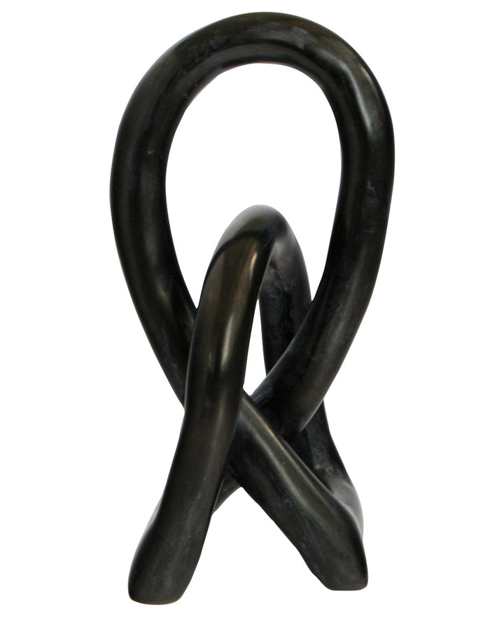 Kisii Eternity Knot Fair Trade Soapstone Statue, Kenya