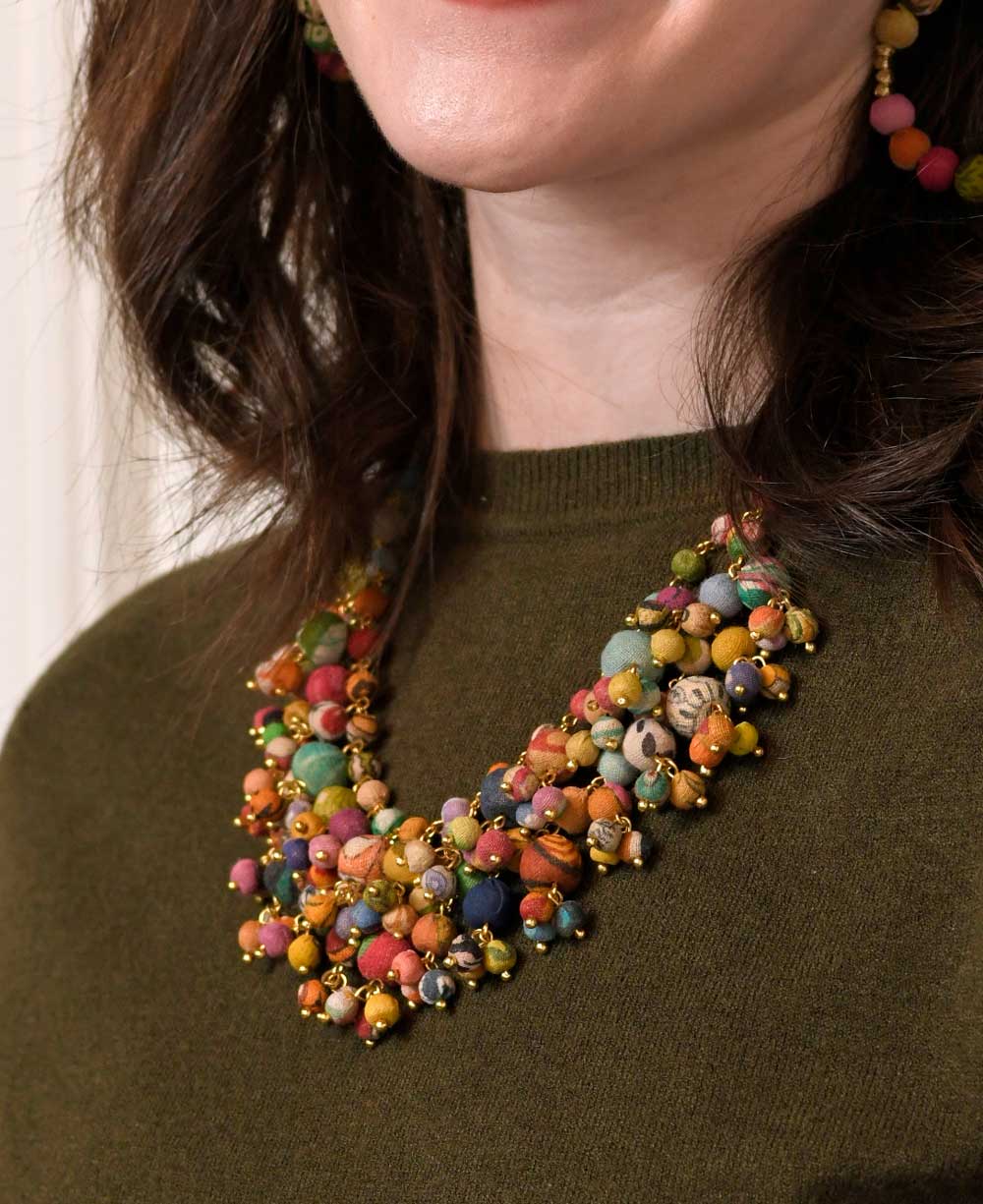 Textile Necklace