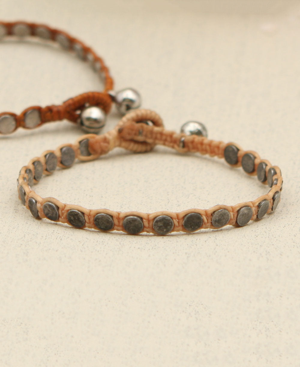 Woven Disk Bracelet