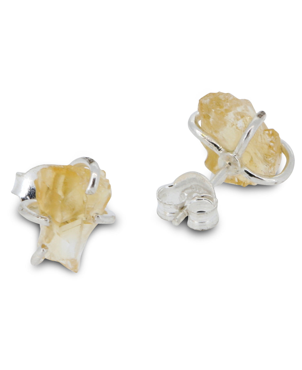 Citrine Stud Earrings